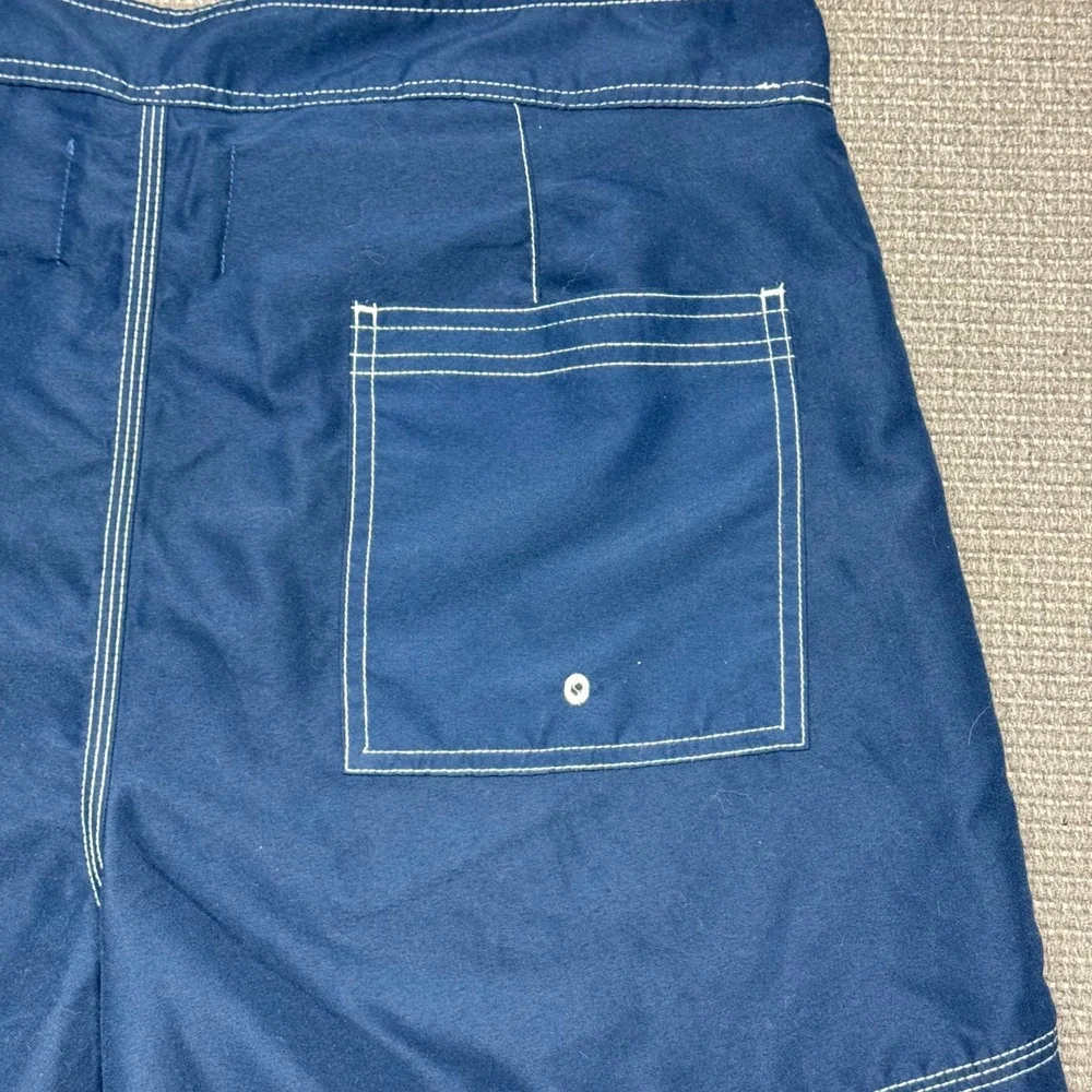 PacSun‎ Ford Motors Board Shorts Mens 32 Navy Blue Swim Trunks Vintage Logo 9170